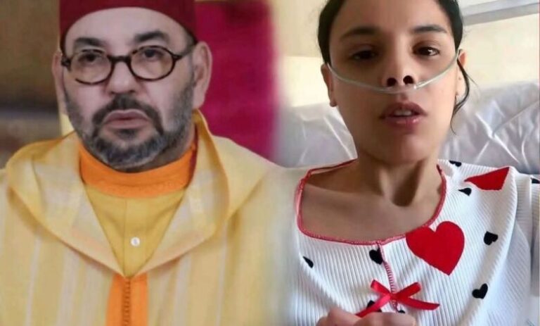الملك يستجيب لنداء الشابة سلمى ويوجه بالتكفل بعلاجها وزراعة الرئة